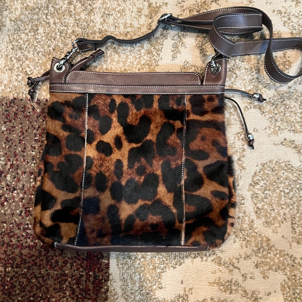 Cavalcanti leather and animal hair purse - Picture 5 of 7